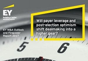EY Firepower report: Big Pharma well-positioned for 2017 M&A activity