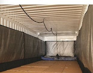 Consider blanketing for temperature protection of ocean containers