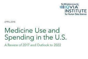 Nominal drug spending hit $452.6 billion in the US in 2017, says IQVIA