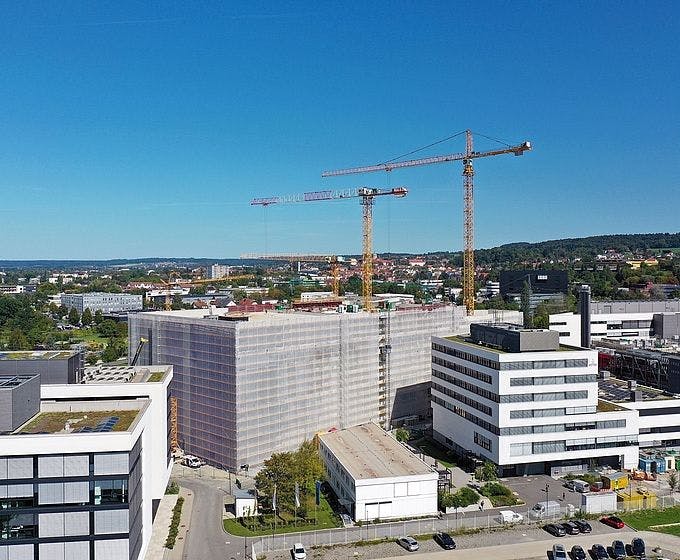 Construction of Vetter's Ravensburg facility is in progress. Image Credit: Vetter 