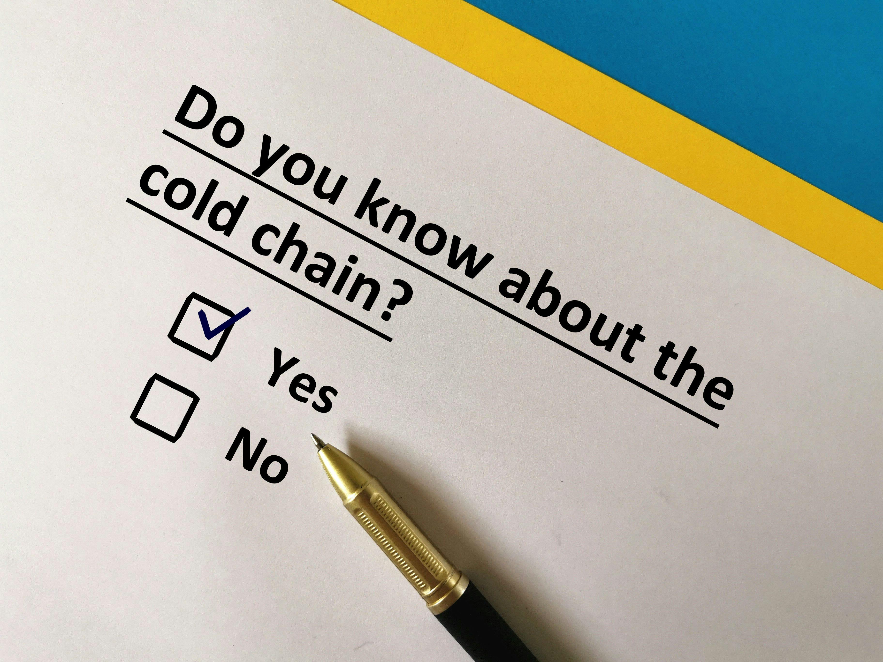 One person is answering question about vaccines. He knows about cold chain. Image Credit: Adobe Stock Images/Richelle