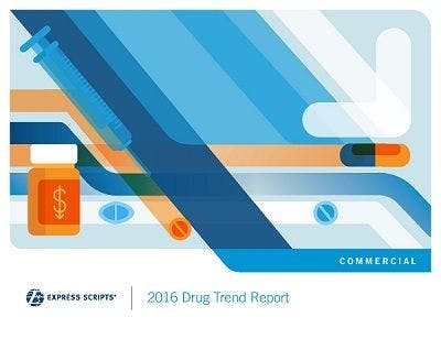 Express Scripts Drug Trend report: spending increase held to 3.8% in 2016